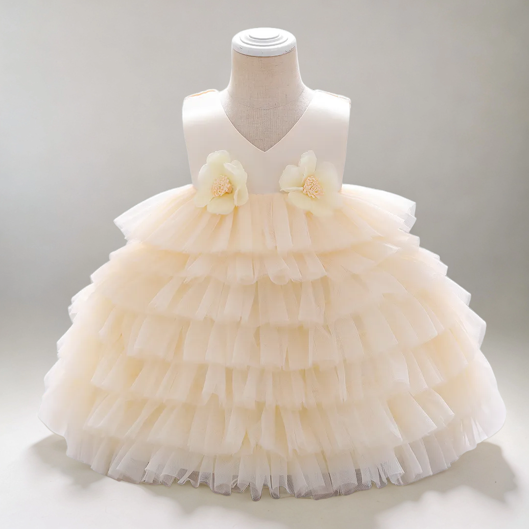 Floral Tulle Party Dress