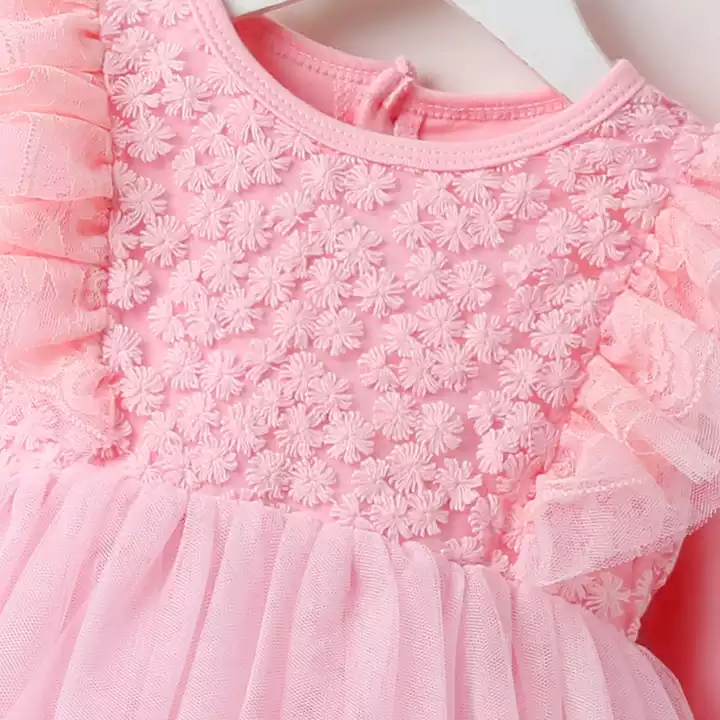 Long sleeve baby princess dress