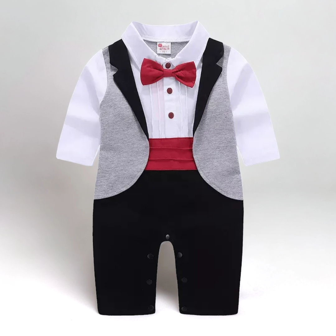 Romper Jumpsuit for Baby Boy's Christening and Birthday