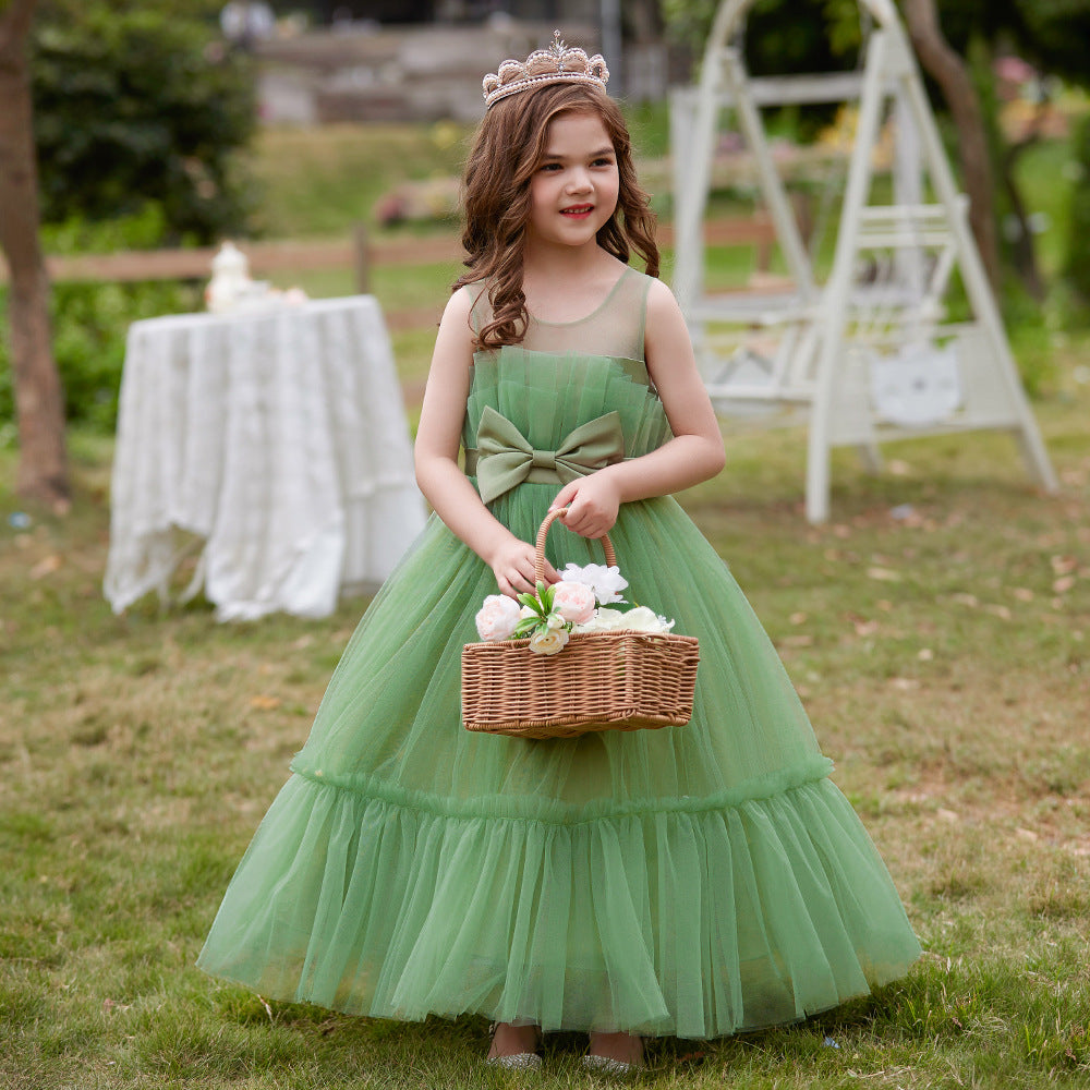 Flower Girl Dress- Green