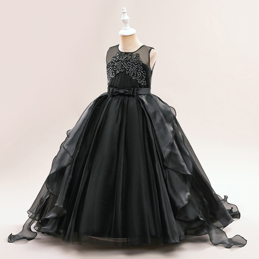 Flower Girl Dress-Black