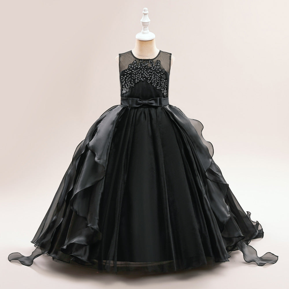 Flower Girl Dress-Black