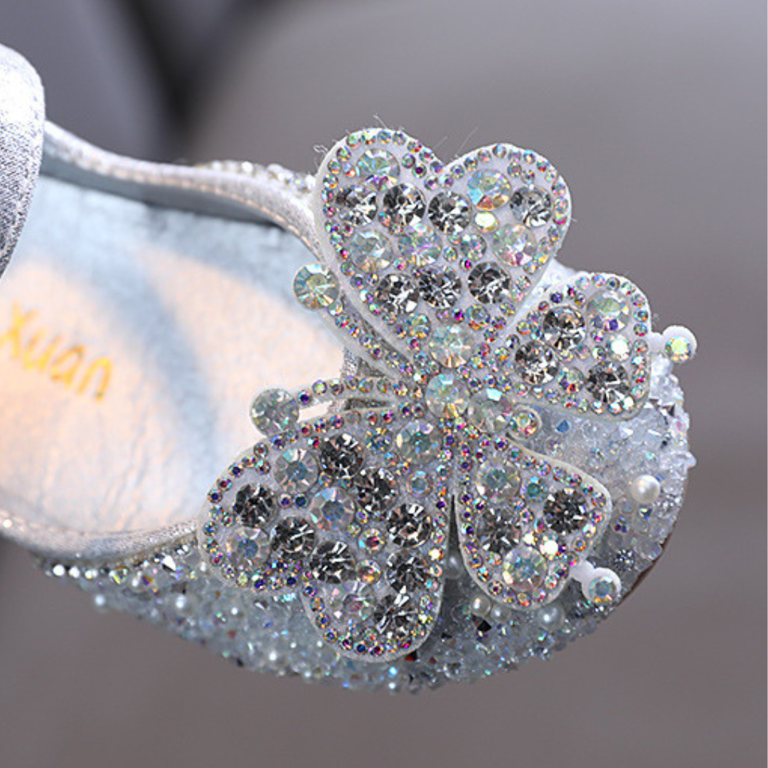 Princess Shoes-White/Silver