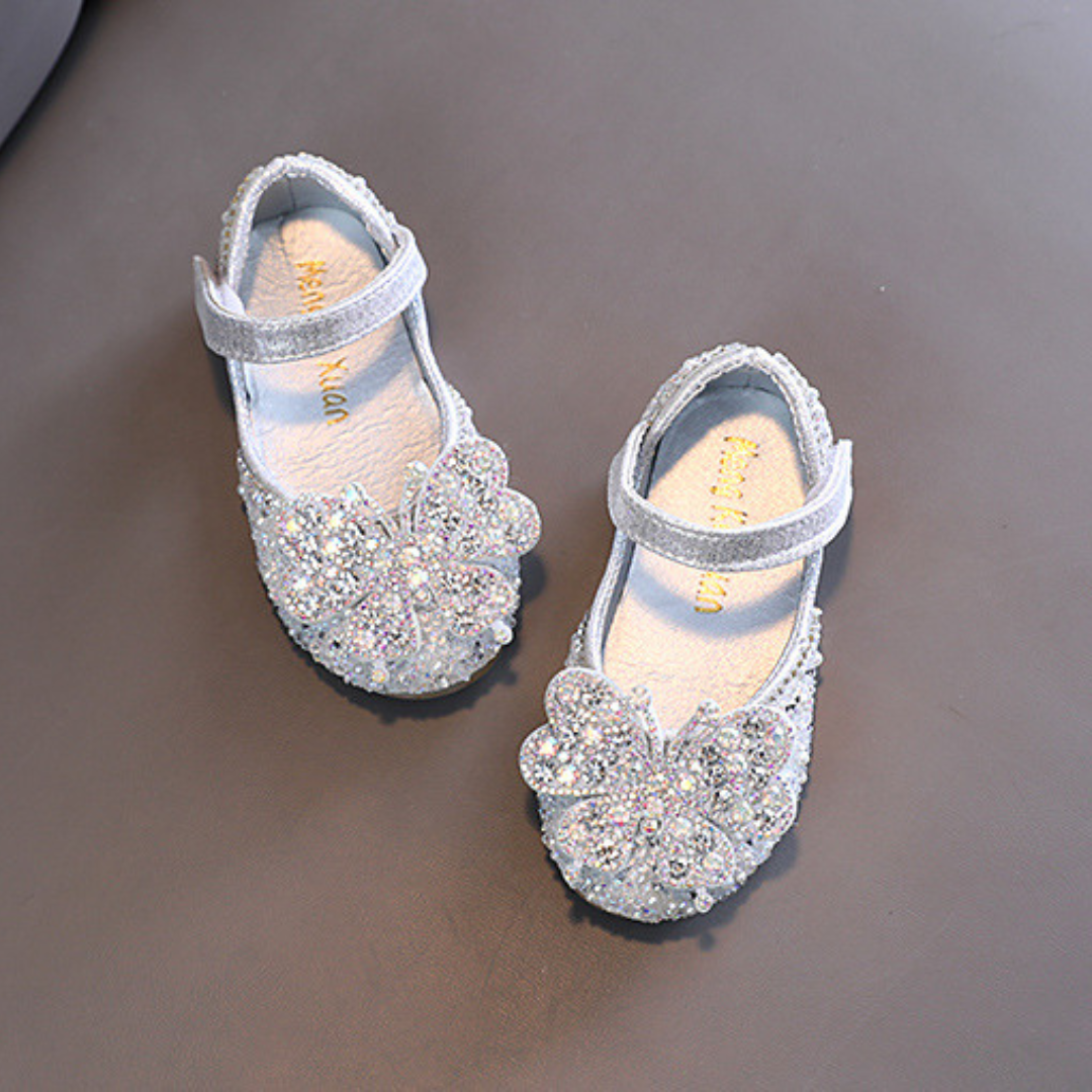 Princess Shoes-White/Silver