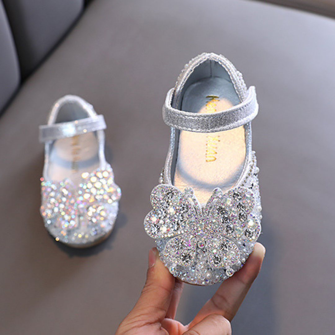 Princess Shoes-White/Silver