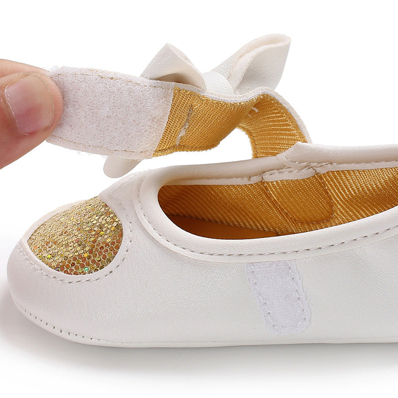 Princess party Gold heart pattern girl shoes