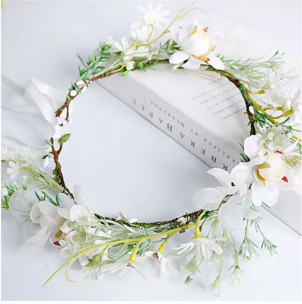 Flower Crown -White