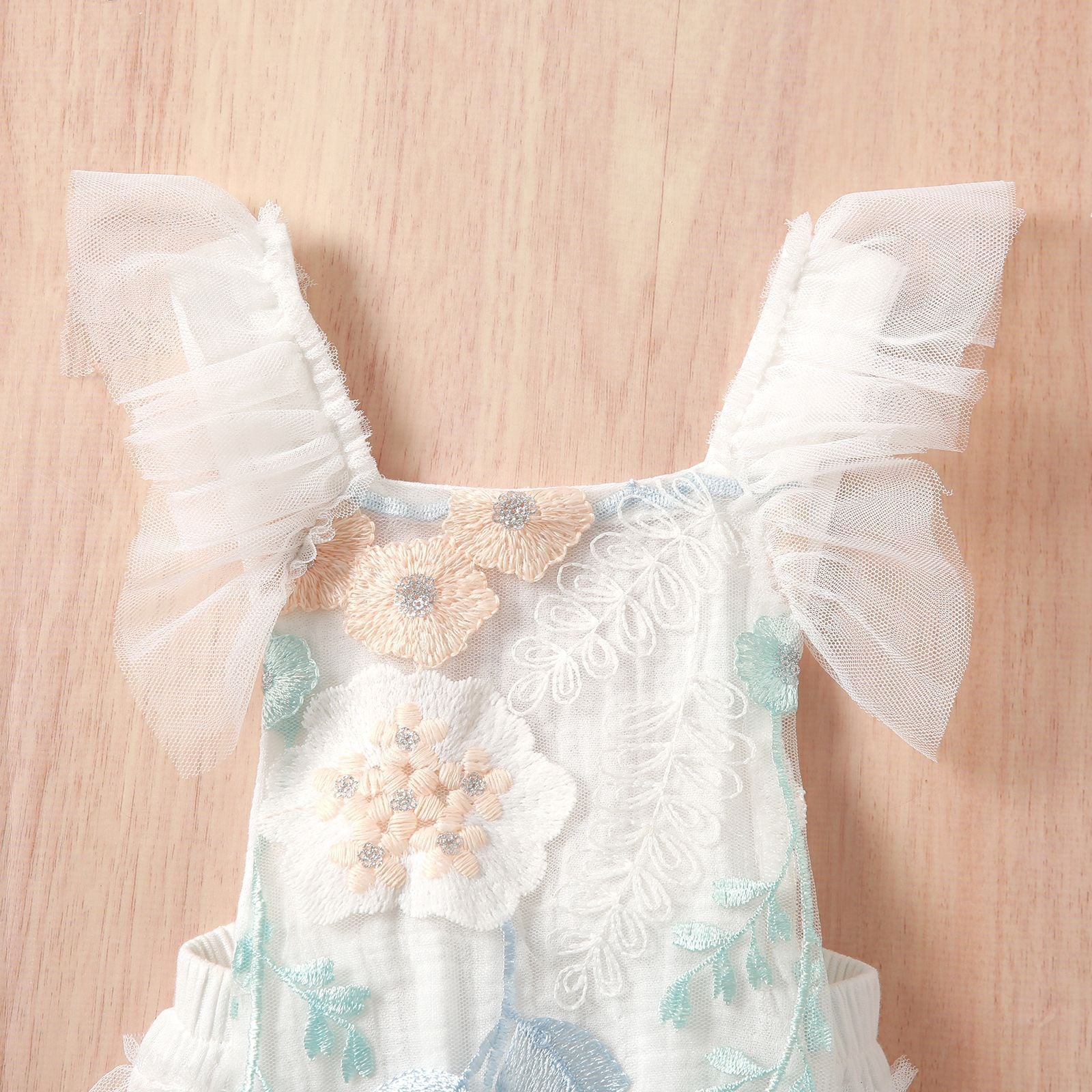 Embroidered Baby Romper