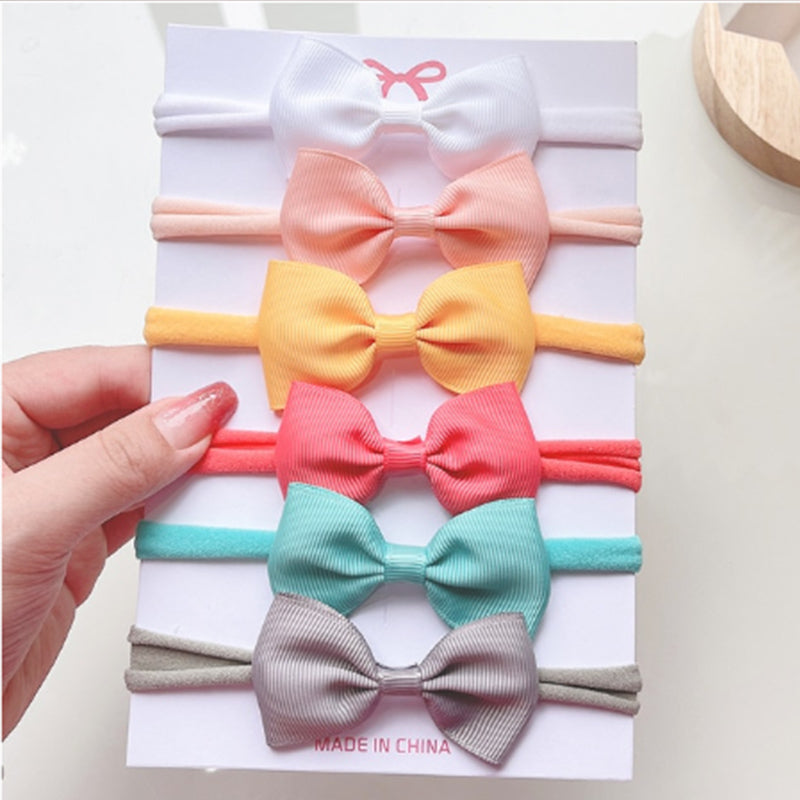 Multicolor baby hair band set