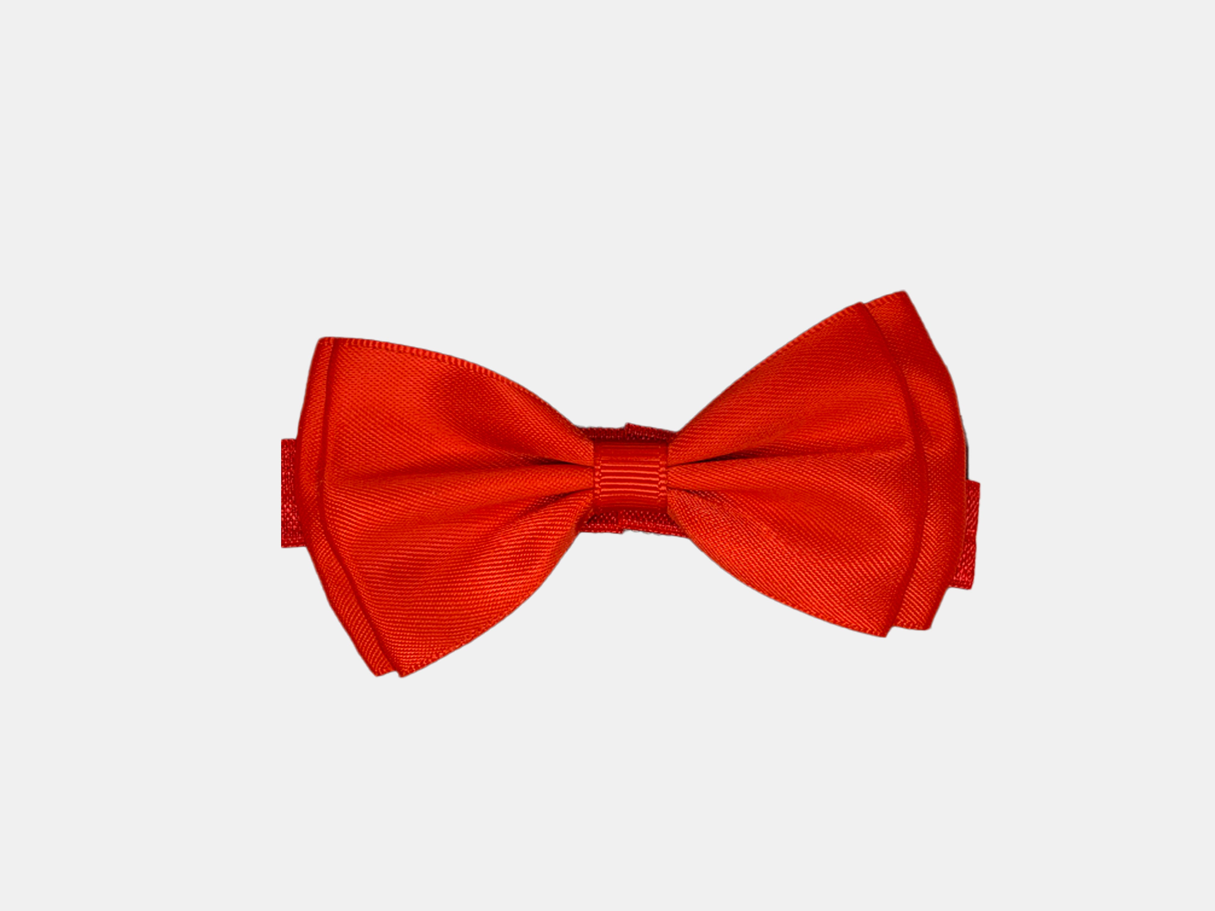 Red satin bow headband